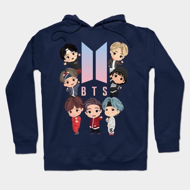 KPOP IDOLS Hoodie by clintonoff